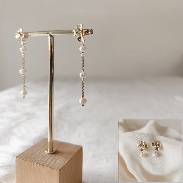 Boucles d'oreilles Ambre