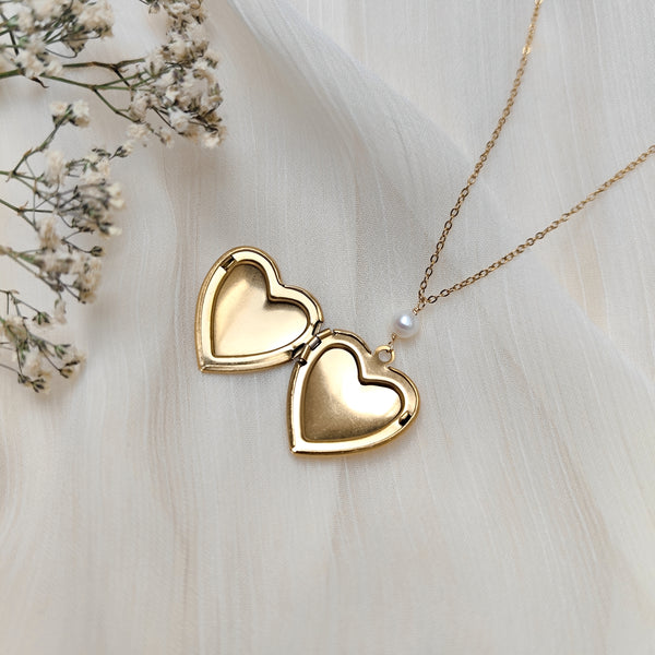 Collier Médaillon Coeur